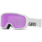 Masques ski Giro Cruz White Wordmark Amber Pink blanc White Wordmark Amber Pink