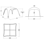 Abri Outwell Wakefield Shelter M