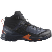 Chaussures homme Salomon X Ultra Alpine Mid Gore-Tex bleu foncé Blue Nights / Black / Red Orange