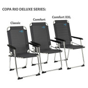 Chaise Bo-Camp Copa Rio Classic Deluxe Grey