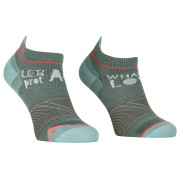 Chaussettes femme Ortovox Alpine Light Low Socks W gris / vert arctic grey