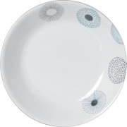 Assiette Brunner Deep Plate ø 21cm blanc / bleu