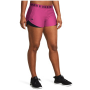 Short femme Under Armour Play Up Shorts 3.0 rose / noir AstroPink/Black/Black