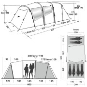 Tente Easy Camp Huntsville Twin 600