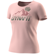 T-shirt fonctionnel femme Dynafit Transalper Graphic S/S Tee W rouge / rose pale rose/5560