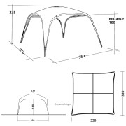 Tente de réception Outwell Event Lounge L (2022)