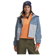 Sweat-shirt femme Under Armour W Basecamp Fleece FZ bleu