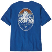 T-shirt homme Patagonia M's Chouinard Crest Pocket Responsibili-Tee bleue Endless Blue