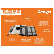 Tente caravane Vango Balletto Air 260 Elements ProShield