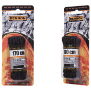 Lacets Bennon Laces Black Box 170 cm