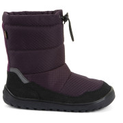 Bottes d'hiver enfant Frodo Barefoot Up Snow Tex Purple