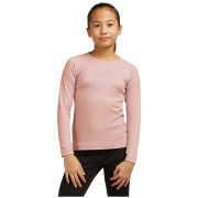 T-shirt fonctionnel enfant Icebreaker K 200 Oasis LS Crewe Pink Quartz