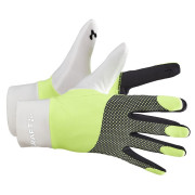 Gants Craft ADV Lumen Fleece blanc / noir Ash White-Flumino