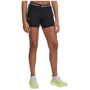 Short femme Under Armour Tech Play Up 2in1 Shorts noir