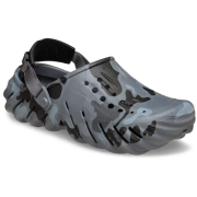 Pantoufles Crocs Echo Duck Camo Clog gris / noir Charcoal/Black