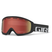 Masques ski Giro Index 2.0 Black Wordmark Amber Scarlet vert Amber Scarlet