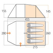 Tente Vango Omega 450 XL