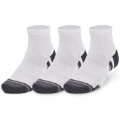 Jeu de chaussettes Under Armour Performance Cotton 3p Qtr blanc White / White / Pitch Gray