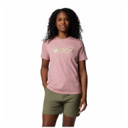 T-shirt femme Columbia Boundless Beauty™ Logo Short sleeve Tee rose / jaune Eraser Pink, Outback Critters