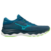 Chaussures de running hommes Mizuno Wave Sky 5 bleue Moroccan Blue/Peacock Blue/Green Gecko