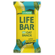 Barre Lifefood Lifebar Oat Snack citronový BIO 40 g