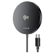 Chargeur sans fil Swissten MagPuck noir