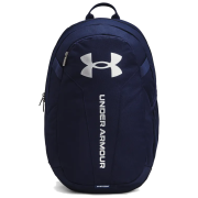 Sac à dos Under Armour Hustle Lite Backpack bleu foncé Midnight Navy / Midnight Navy / Metallic Silver