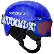 Ensemble casque et lunettes Scott Keeper 2 + Witty Jr bleu / bleue claire royal blue