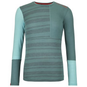 T-shirt fonctionnel femme Ortovox 185 Rock'N'Wool Long Sleeve W girs arctic grey