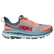 Chaussures de running femme Hoka Mafate Speed 4 rose / bleu PAPAYA / REAL TEAL