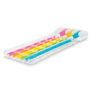 Matelas gonflable Intex Rainbow Mat blanc
