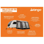 Tente caravane Vango Balletto Air 260 Elements ProShield