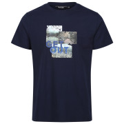 T-shirt homme Regatta Cline VII bleu foncé Navy Mountain Photo