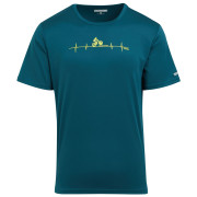 T-shirt homme Regatta Fingal Slogan III bleu / vert Moroccan Blu