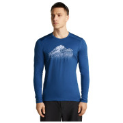T-shirt fonctionnel homme Icebreaker Men Mer 200 Oasis LS Crewe Rising Light