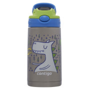 Thermos enfant Contigo Easy Clean 380ml argenté /bleu matcha dragon