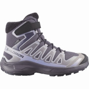 Chaussures enfant Salomon Xa Pro Winter Wp J Nine Iron-Gull-Cosmic Sky gris Nine Iron / Gull / Cosmic Sky