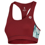 Soutien-gorge sport Ocún Misty Bra rouge Wine Merlo