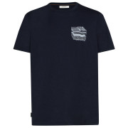 T-shirt homme Icebreaker Men Merino 150 Tech Lite SS Tee Evolving Layers bleu foncé Midnight Navy