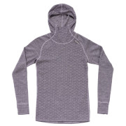 T-shirt fonctionnel femme Devold Kvitegga Merino 230 Hoodie Wmn bleu ORCHID