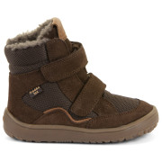 Bottes d'hiver enfant Frodo Barefoot Tex Winter Dark Brown