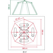 Tente familiale Coleman Cortes Octagon 8