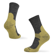 Chaussettes Zulu Merino Women gris / jaune