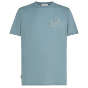 T-shirt homme Icebreaker Men Merino 150 Tech Lite SS Tee Peaceful Pass bleu clair Flint Blue
