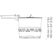 Set cuisine Primus PrimeTech Stove Set II 1.3L