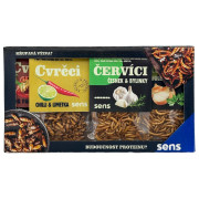 Grillons comestibles Sens Grillons & vers croustillants - Coffret cadeau gourmet