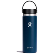 Bouteille isotherme Hydro Flask Wide Mouth 20 oz bleu / blanc indigo