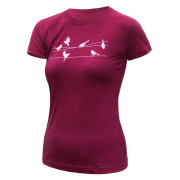 T-shirt fonctionnel femme Sensor Merino Active Songbirds