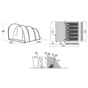 Tente familiale Easy Camp Skarvan 5