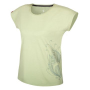 T-shirt femme Ocún Kimo T Women Blossom-Art jaune-vert Green Soft